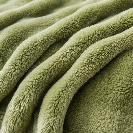 Solid Color Flannel Rabbit Fur Blanket Nap Cover Blanket Soft Sofa Blanket Coral Fleece Cover For Bedroom Manufacturer Wholesale - Sleep Galleria