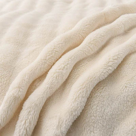 Solid Color Flannel Rabbit Fur Blanket Nap Cover Blanket Soft Sofa Blanket Coral Fleece Cover For Bedroom Manufacturer Wholesale - Sleep Galleria