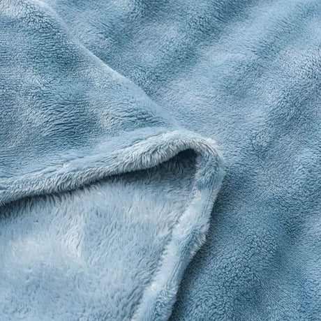 Solid Color Flannel Rabbit Fur Blanket Nap Cover Blanket Soft Sofa Blanket Coral Fleece Cover For Bedroom Manufacturer Wholesale - Sleep Galleria