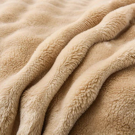 Solid Color Flannel Rabbit Fur Blanket Nap Cover Blanket Soft Sofa Blanket Coral Fleece Cover For Bedroom Manufacturer Wholesale - Sleep Galleria