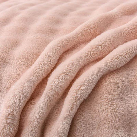 Solid Color Flannel Rabbit Fur Blanket Nap Cover Blanket Soft Sofa Blanket Coral Fleece Cover For Bedroom Manufacturer Wholesale - Sleep Galleria