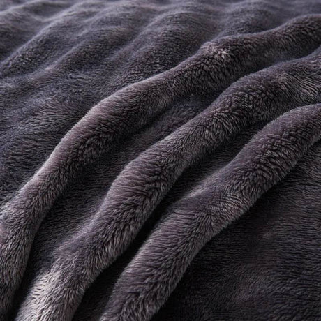 Solid Color Flannel Rabbit Fur Blanket Nap Cover Blanket Soft Sofa Blanket Coral Fleece Cover For Bedroom Manufacturer Wholesale - Sleep Galleria