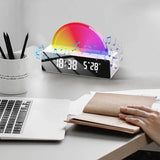 Wake Up Light Sunrise Alarm Clock Wake-up Atmosphere Night Light Smart Alarm Clock Alarm Clocks For Bedrooms Multi-Color Display - Sleep Galleria