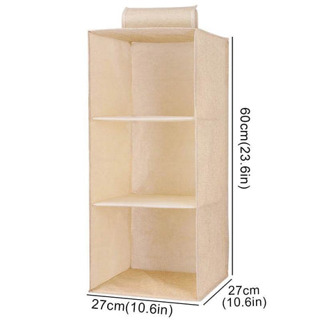 Wardrobe Hanging Storage Bag Interlayer Drawer Type Clothes Clothes Organizer Collapsible Storage Shelves Closet Organizer - Sleep Galleria
