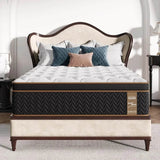 Medium 12-Inch Hybrid Pocket Spring Memory Foam Mattress - Sleep Galleria