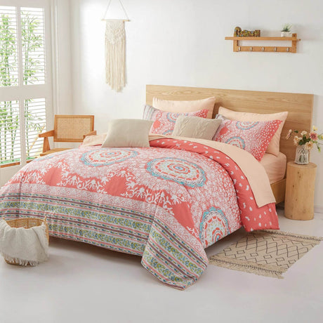 Boho Print Microfiber Comforter Set - Slumberine - Sleep Galleria