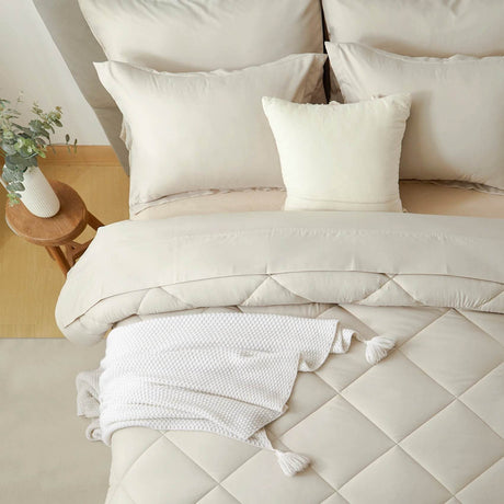 Extra Soft 7-Piece Microfiber Comforter Bedding Set - Sleep Galleria