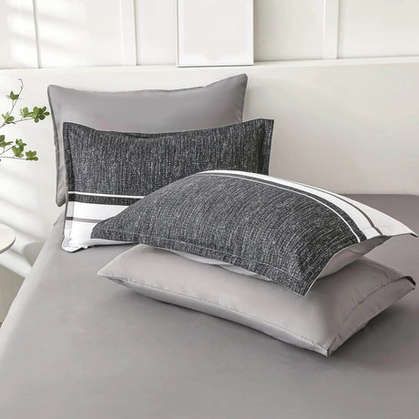 Extra Soft Striped Microfiber Bedding Comforter Set - Slumberine - Sleep Galleria