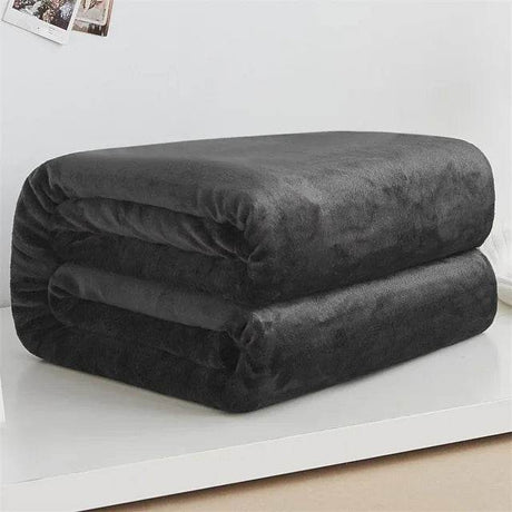 Fluffy Coral Fleece Plush Winter Blanket - Sleep Galleria