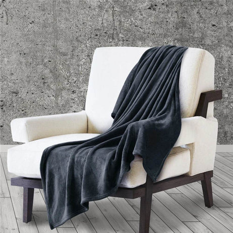 Fluffy Coral Fleece Plush Winter Blanket - Sleep Galleria