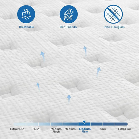 Gel - Infused Hybrid Memory Foam Mattress - Slumberine - Sleep Galleria
