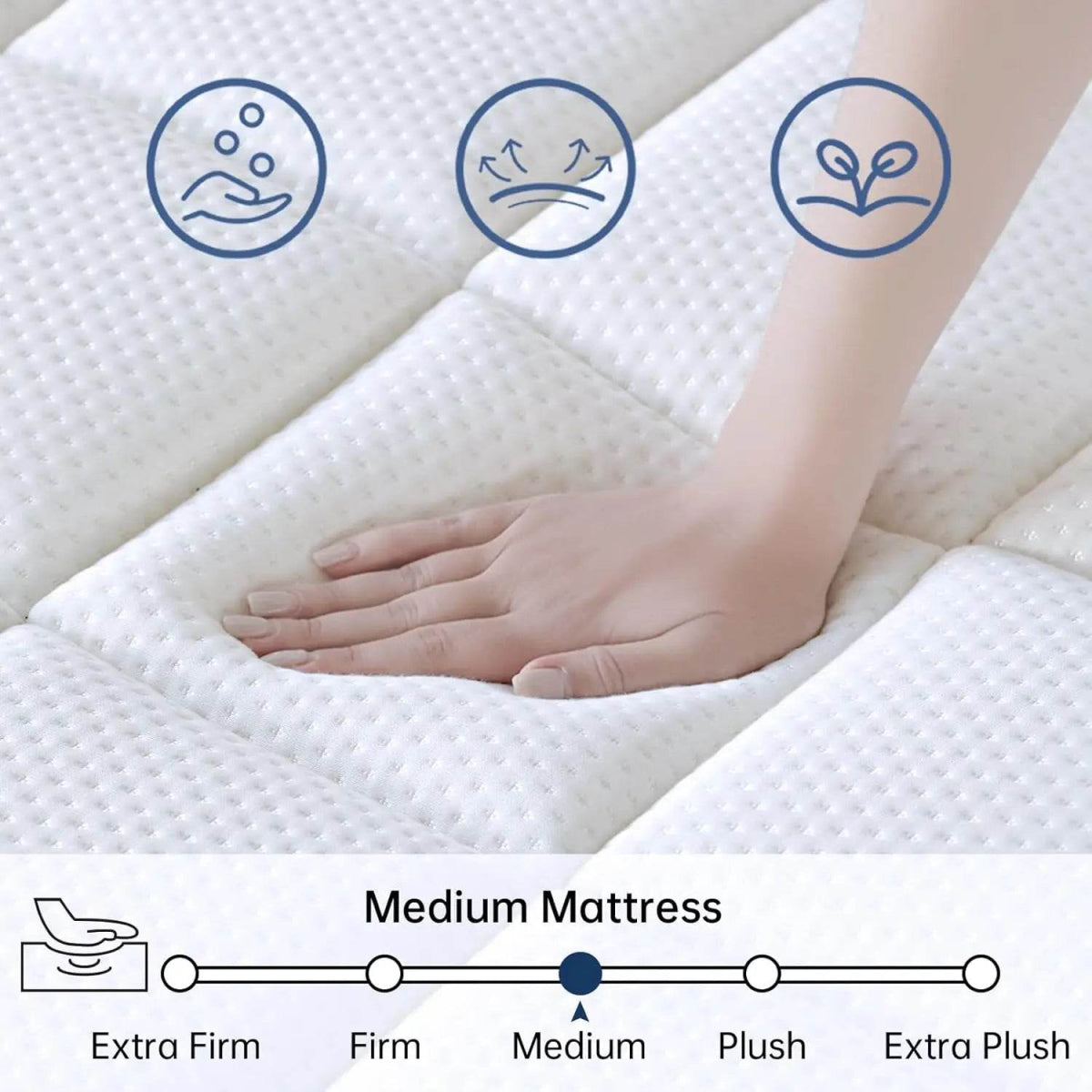 Hybrid Pocket Spring Memory Foam Mattress - Sleep Galleria