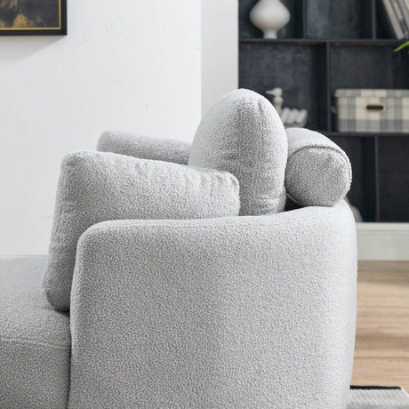 Oversized Plush Swivel Chair With Storage Ottoman - Sleep Galleria