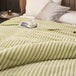 Plush Cashmere Wool Throw Blanket - Sleep Galleria