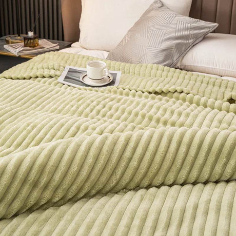 Plush Cashmere Wool Throw Blanket - Sleep Galleria