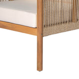 Set Of 2 Modern Outdoor Woven Lounge Chairs With Cushions - Slumberine - Sleep Galleria