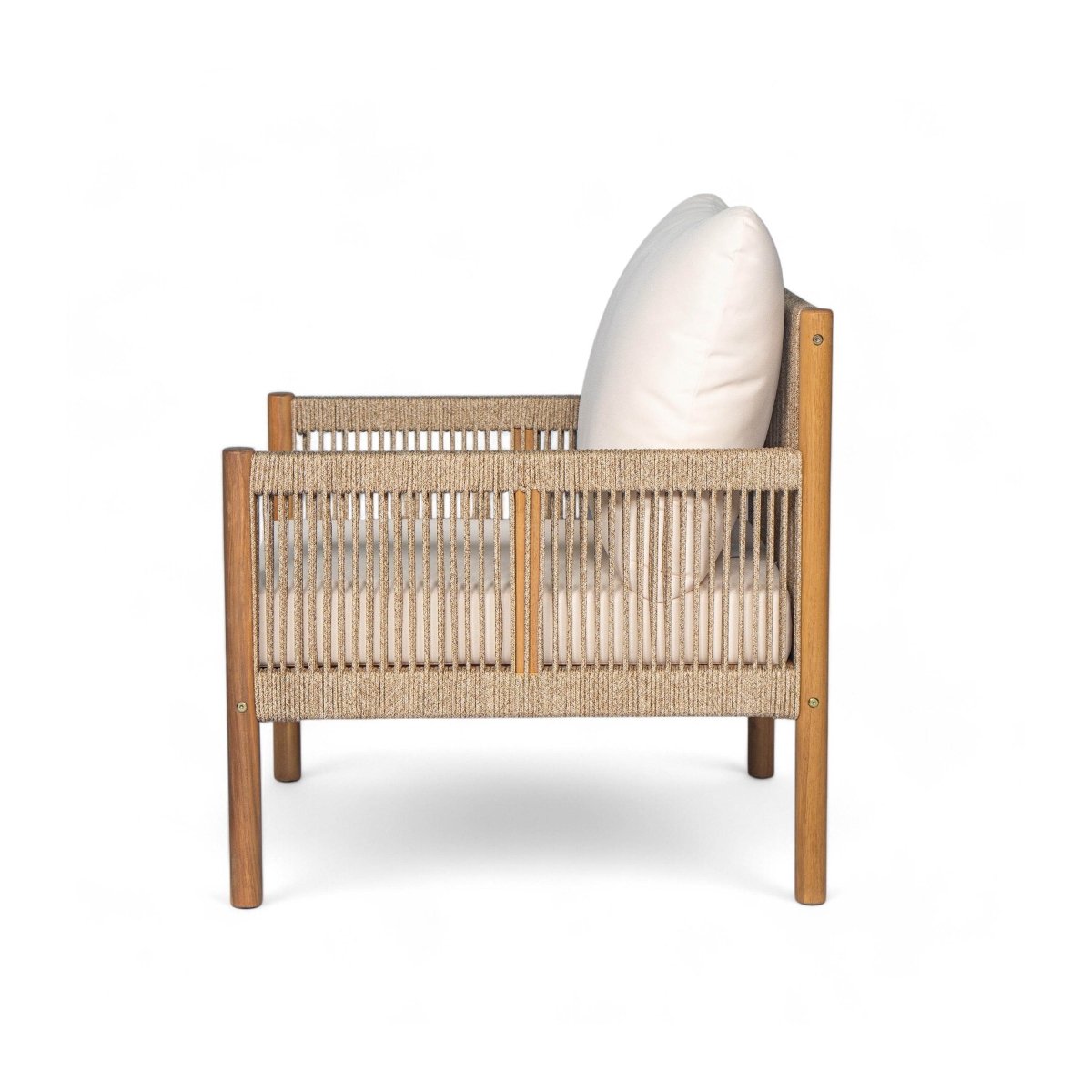 Set Of 2 Modern Outdoor Woven Lounge Chairs With Cushions - Slumberine - Sleep Galleria