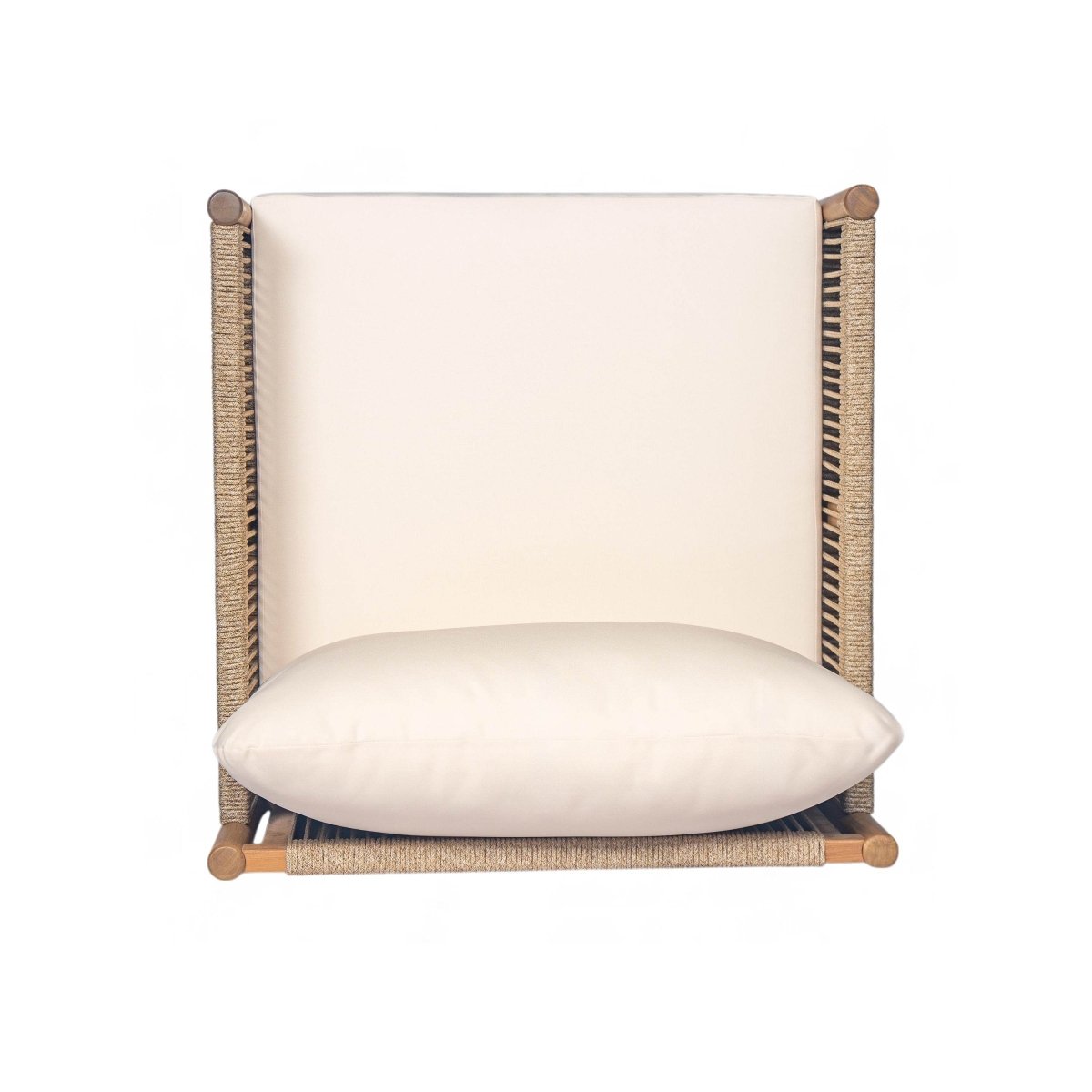 Set Of 2 Modern Outdoor Woven Lounge Chairs With Cushions - Slumberine - Sleep Galleria