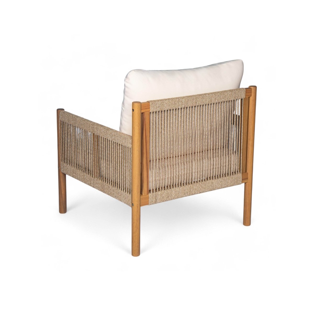 Set Of 2 Modern Outdoor Woven Lounge Chairs With Cushions - Slumberine - Sleep Galleria