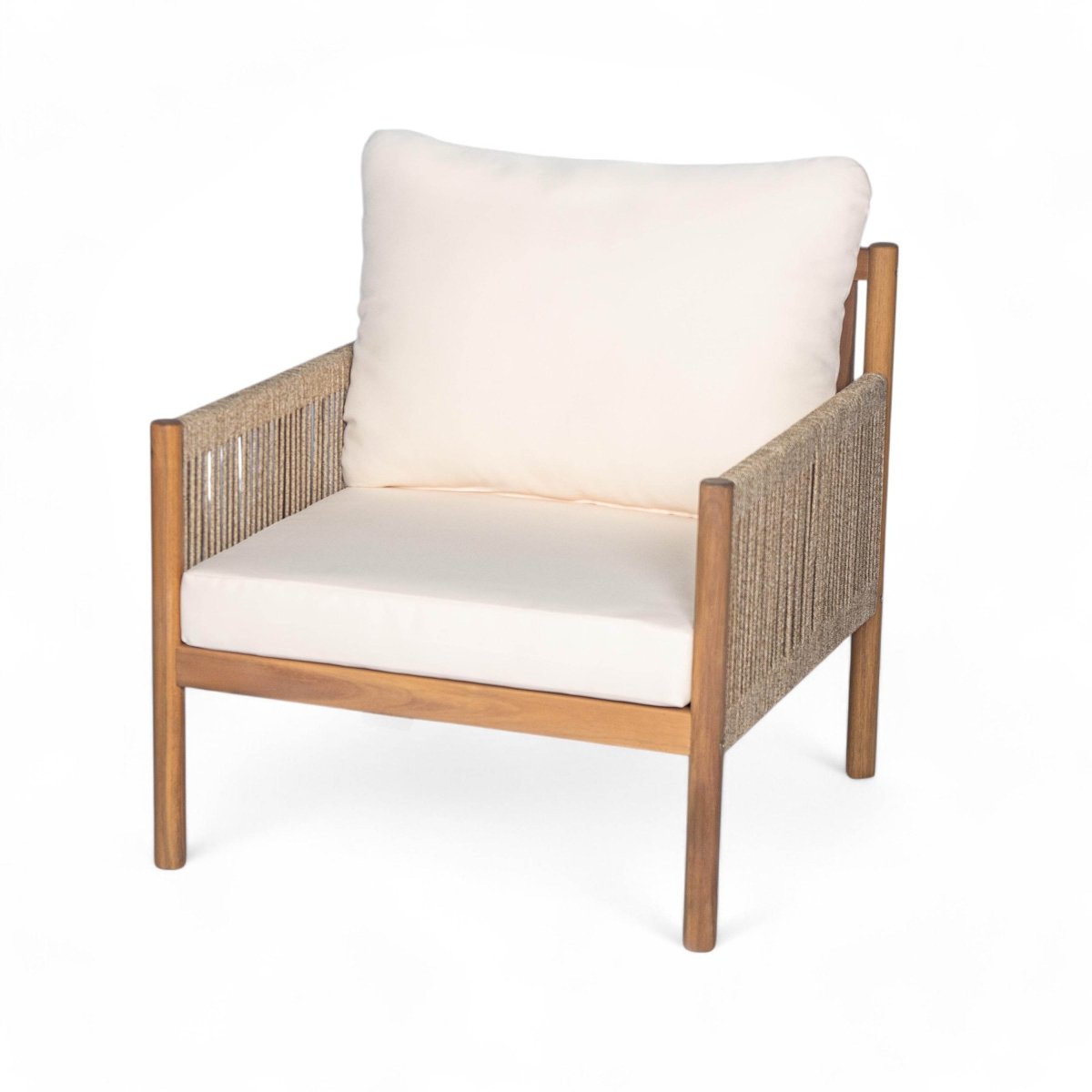 Set Of 2 Modern Outdoor Woven Lounge Chairs With Cushions - Slumberine - Sleep Galleria