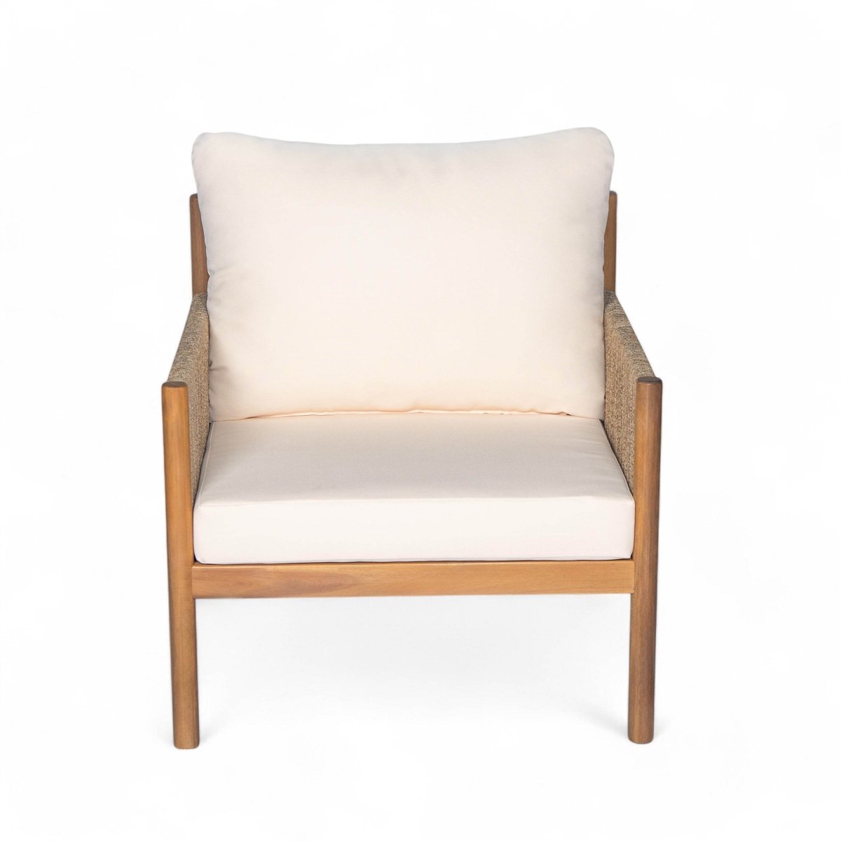 Set Of 2 Modern Outdoor Woven Lounge Chairs With Cushions - Slumberine - Sleep Galleria