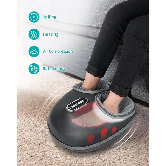 Shiatsu Foot Massager with Heat and Air Compression Therapy - Slumberine - Sleep Galleria