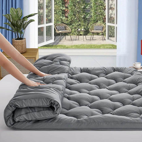 Cooling Quilted Mattress Pad Cover 500gsm Thickness - Sleep Galleria
