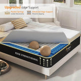 Medium Plush 12 - Inch Hybrid Mattress - Somnio - Sleep Galleria