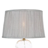 Modern Gold Table Lamp With Clear Glass Shade - Somnio - Sleep Galleria