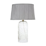 Modern Gold Table Lamp With Clear Glass Shade - Somnio - Sleep Galleria