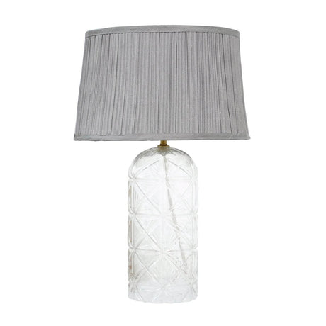 Modern Gold Table Lamp With Clear Glass Shade - Somnio - Sleep Galleria