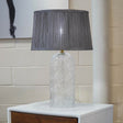 Modern Gold Table Lamp With Clear Glass Shade - Somnio - Sleep Galleria