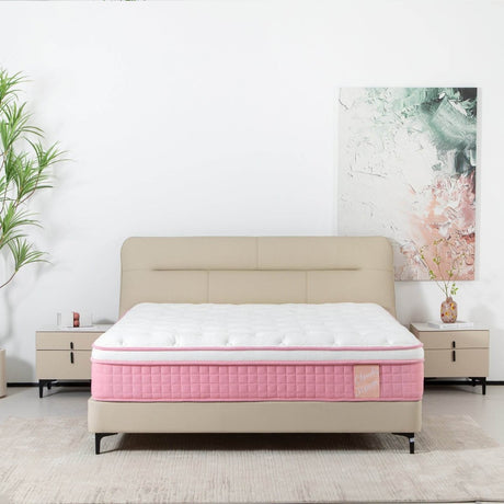 Soft 12 - Inch Hybrid Memory Foam Pocket Spring Mattress - Somnio - Sleep Galleria