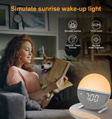 Sunrise Simulation Light Therapy Alarm Clock - Sleep Galleria