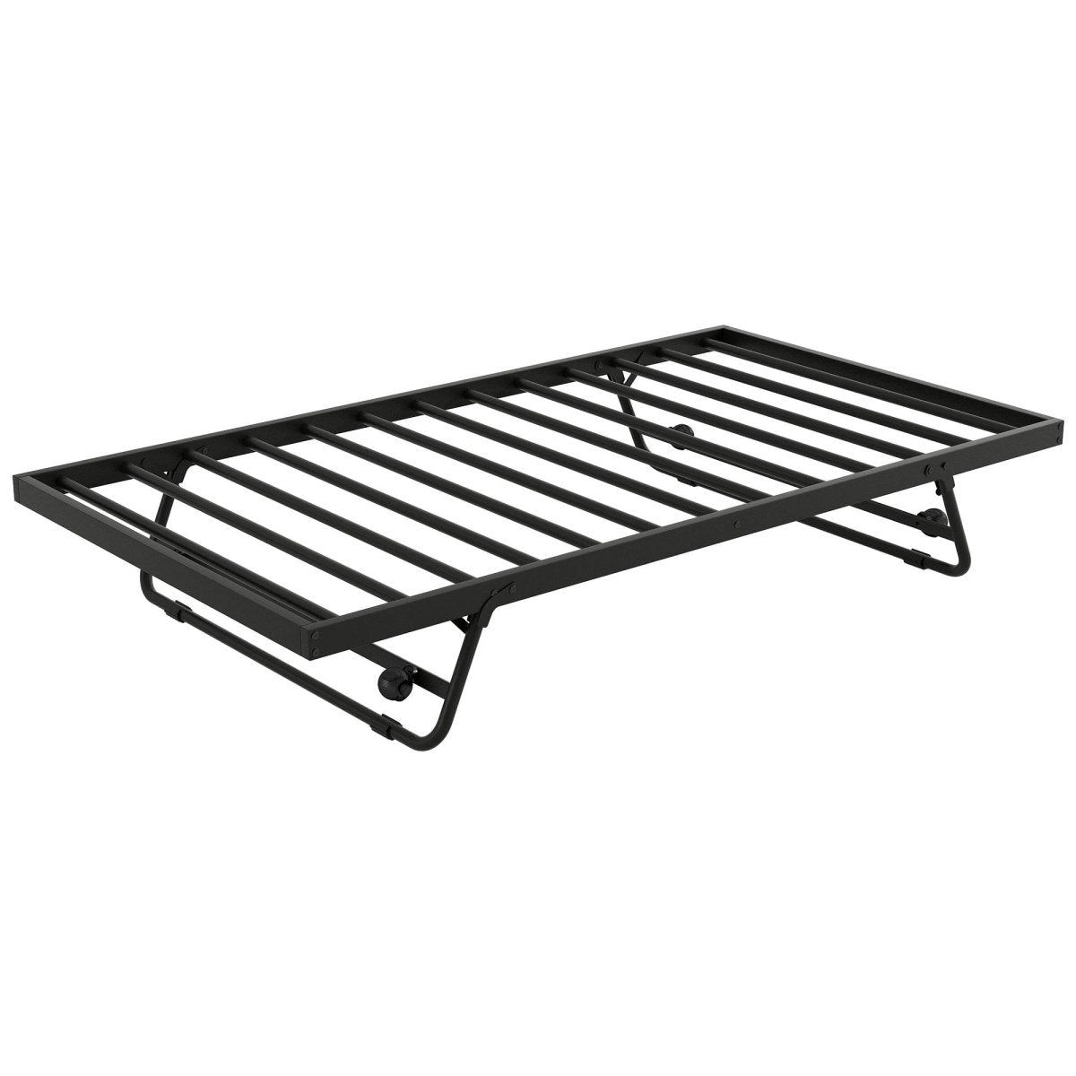 Twin Metal Daybed With LED Lighting And Adjustable Trundle - Somnio - Sleep Galleria