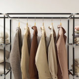 Portable Fabric Closet Wardrobe With Hanging Rod Organizer - SONGMICS - Sleep Galleria