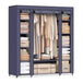 Portable Fabric Closet Wardrobe With Hanging Rod Organizer - SONGMICS - Sleep Galleria
