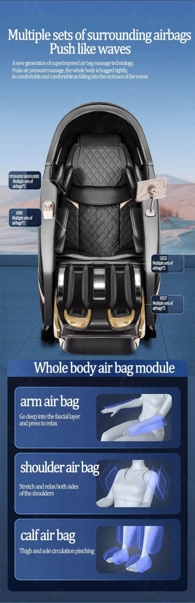 Sorae NimbusCore4D Zero Gravity Massage Chair - Sorae - Sleep Galleria