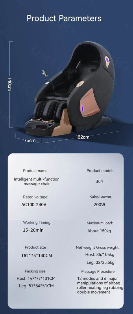 Sorae NimbusCore4D Zero Gravity Massage Chair - Sorae - Sleep Galleria