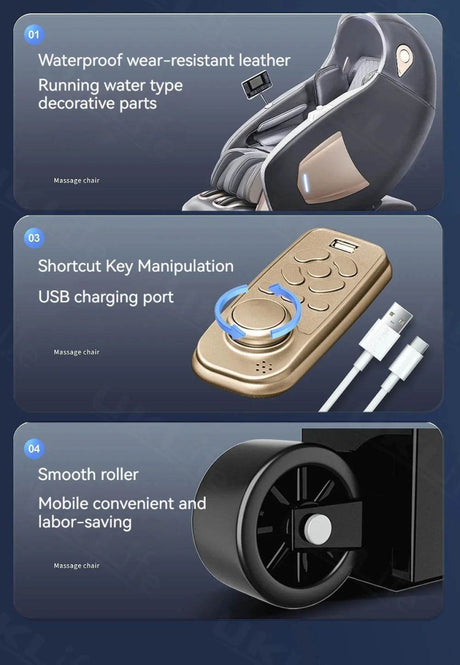 Sorae NimbusCore4D Zero Gravity Massage Chair - Sorae - Sleep Galleria