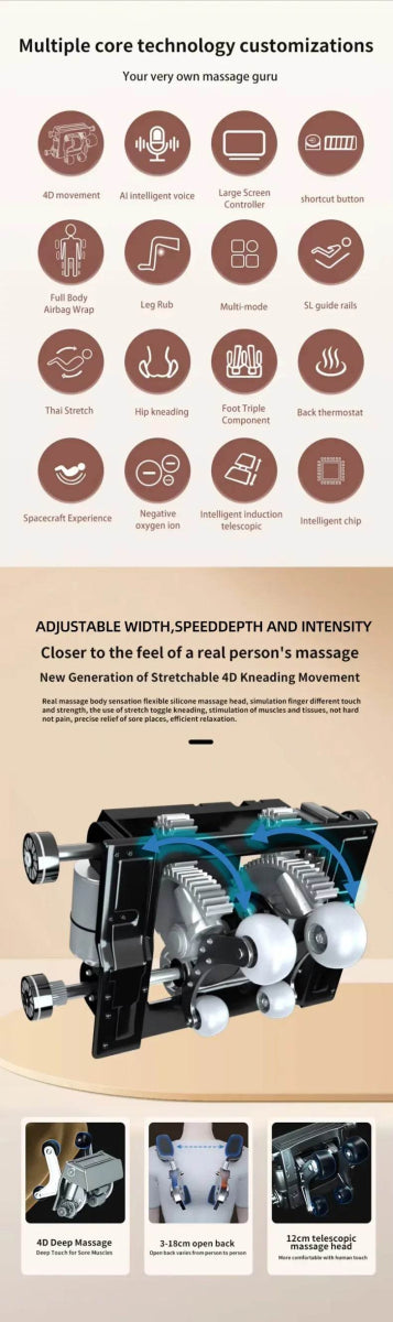 Sorae SkyDrift Z SL - Track Massage Chair - Sorae - Sleep Galleria