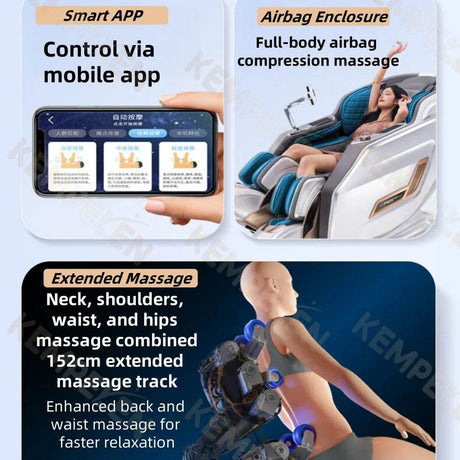 Sorae ZephyrRise 4D Zero - Gravity Massage Chair - Sorae - Sleep Galleria