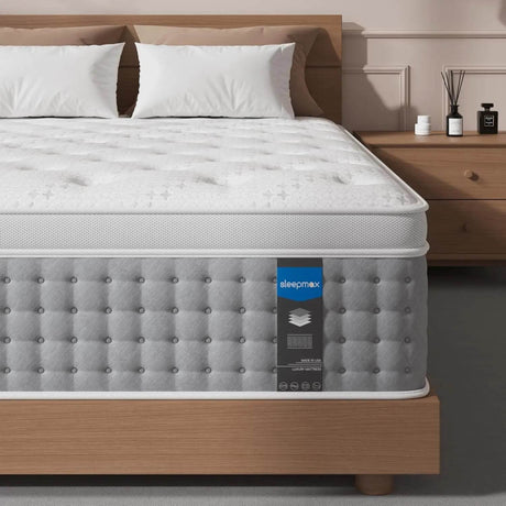 Hybrid Plush Mattress With Pocketed Springs - Sleep Galleria