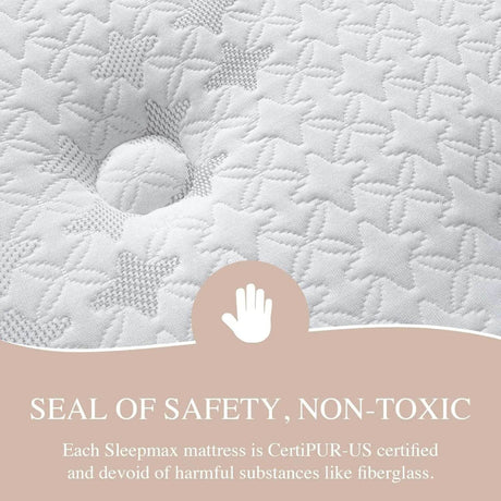 Hybrid Plush Mattress With Pocketed Springs - Sleep Galleria