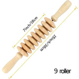 Wood Therapy Massage Roller Stick For Muscle Relief - Sleep Galleria