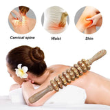 Wooden Curved Body Massage Roller For Cellulite Relief - STAWHO - Sleep Galleria
