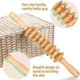 Wooden Curved Body Massage Roller For Cellulite Relief - STAWHO - Sleep Galleria