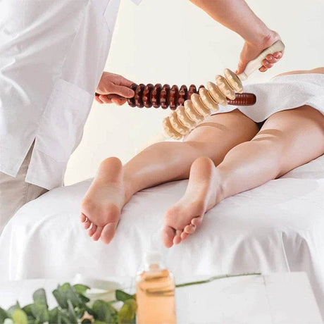 Wooden Curved Body Massage Roller For Cellulite Relief - STAWHO - Sleep Galleria