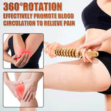 Wooden Curved Body Massage Roller For Cellulite Relief - STAWHO - Sleep Galleria