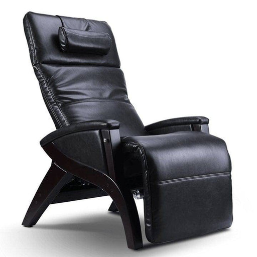 Svago Zero Gravity Chair Svago Newton SV-630 Zero Gravity Recliner Midnight (Synthetic Leather) & Dark Walnut